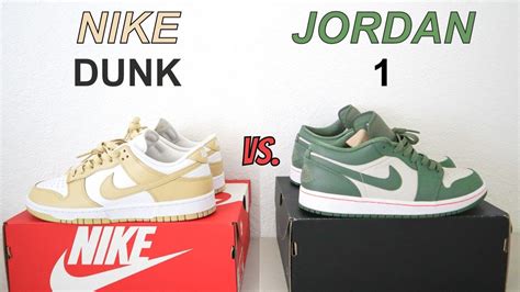 unterschied nike dunk und jordan 1 low|jordan 1 dunk low vs low.